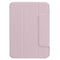 Horizontal Flip Ultra-thin Fixed Buckle Magnetic PU Tablet Case With Three-folding Holder & Sleep / Wake-up Function For iPad mini 6(Pink)