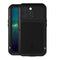 LOVE MEI Metal Shockproof Waterproof Dustproof Protective Phone Case For iPhone 13 Pro(Black)