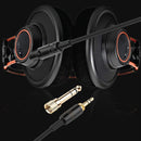 ZS0225 Headphone Audio Cable for AKG Q701 / Pioneer HDJ-2000 (Black)