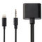 2 in 1 30 Pin Female to 8 Pin + 3.5mm Audio Cable Converter, Not Support iOS 10.3.1 or Above Phone(Black)