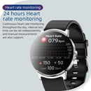 KS02 1.32 Inch Smart Watch Supports Blood Glucose Detection, Blood Pressure Detection, Blood Oxygen Detection(Black)