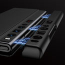 For Huawei Mate Xs 2 GKK Magnetic Folding Shockproof Protective Leather Phone Case(Silver)