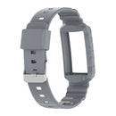 For Fitbit Charge 5 Silicone One Body Armor Watch Band(Gray)
