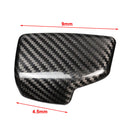 Carbon Fiber Gear Shift Knob Cover Sticker Trim Fit Audi A4 B9 A5 Q7 2017-2020 RHD (RIGHT HAND DRIVE)