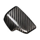 Carbon Fiber Gear Shift Knob Cover Sticker Trim Fit Audi A4 B9 A5 Q7 2017-2020 RHD (RIGHT HAND DRIVE)
