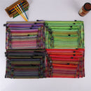 Mesh Zipper Pouch Set Rainbow Striped in 5 sizes B4/A4/B5/A5/B6 Travel Bags for Travel Bags Office Supplies Pencil Case