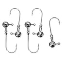 10Pcs Hooks Metal Lead Head Jig Fishing Lures Heads Solid Parts 3.5G & 5G(2 E9O6