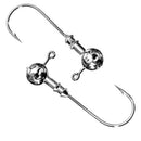 10Pcs Hooks Metal Lead Head Jig Fishing Lures Heads Solid Parts 3.5G & 5G(2 E9O6