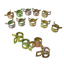 30Pcs 11/8/13mm Spring Band Type Fuel Vacuum Hose Silicone Pipe Tube Clamp  N8U9