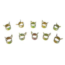 30Pcs 11/8/13mm Spring Band Type Fuel Vacuum Hose Silicone Pipe Tube Clamp  N8U9