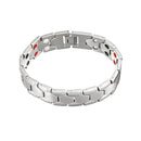 Mens Anion Magnetic Energy Bracelet 316L Stainless Steel Health Bracelet