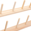 39x18x37cm 63Pcs Smaller Spool Wooden Folding Sewing Rack Free-standing Box