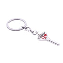 Arrow & "I Love You" Heart & Key Lovers Couple Key Chain Ring Keychain Keyr O1H3