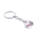 Arrow & "I Love You" Heart & Key Lovers Couple Key Chain Ring Keychain Keyr O1H3