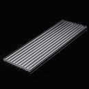 10Pcs 300mm OD 10mm 2.2mm Thick Wall Borosilicate Glass Blowing Tube Lab Tubing
