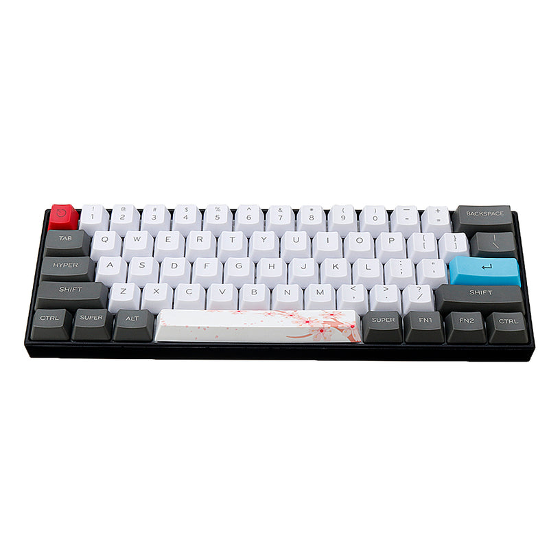 Five-sided Dyesub PBT Sakura Space Bar 6.25u Novelty Keycap