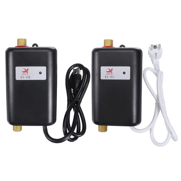 Electric Tankless Hot Water Heater Instant Heating For Bathroom Kitchen Washing With Indicator
