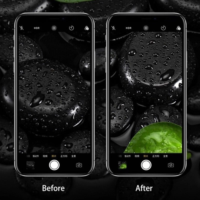 Bakeey Converted Change iPhone XS to iphone 11 Pro Second Change Metal + Tempered Glass 2 in 1 Anti-scratch Phone Camera Lens Protector for iPhone XS