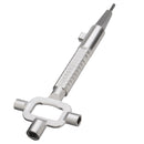 Sliver Locksmith Tool Multi Purpose Cylinder Gauge Cam Turner Spindle Turner