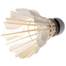 6PCS White Feather Shuttlecocks Badminton T4U3