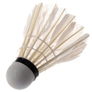 6PCS White Feather Shuttlecocks Badminton T4U3
