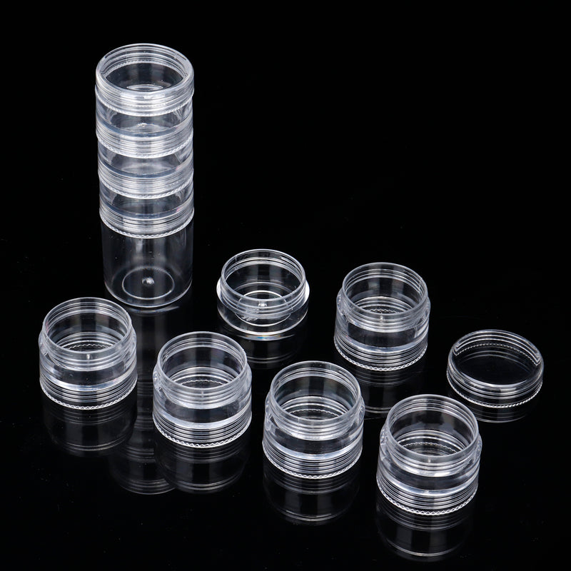 20 Bottles Diamond Storage Box Case Holder Diamond Paintings Tool Embroidery Accessories Jewelry Box