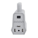 Solar Generator System bluetooth Speaker Outdoor Emergency LED Camping Lamp with 2 Light Bulb