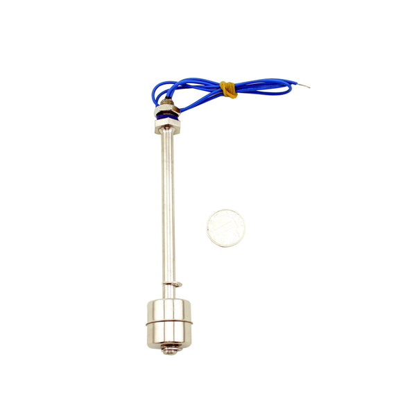 220v 50W 150mm 9.5mm/0.27" Stainless Steel Float Switch SFS15010 Liquid Water Level Sensor Horizontal