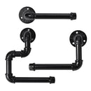 Wall Mounted Roll Paper Holder Towel Storage Organizer Hanger Kitchen Bathroom