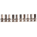 Twist-On BNC Male Coax Connectors CCTV RG59 Pack of 10 D1L1