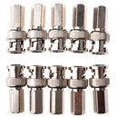 Twist-On BNC Male Coax Connectors CCTV RG59 Pack of 10 S6C6