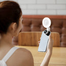 Wicue Selfie Beauty Light with Wide Angle Lens Clip-on Rechargeable LED Ring Lamp for Smartphone from Xiaomi Youpin