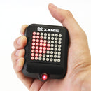 XANES 64 LED 80LM Intelligent Automatic Induction Steel Ring Brake Safety Bike Tail Light with Infrared Laser
