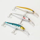 ZANLURE 7Pcs/Set 10cm 9.4g Dive Minnow Fishing Lure Bass Crank Bait Rattle Lure Tackle