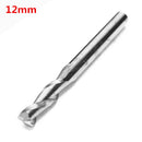 3.175mm 12mm Carbide CNC 2 Flute Spiral Bit End Mill Router CNC Cutting Tool
