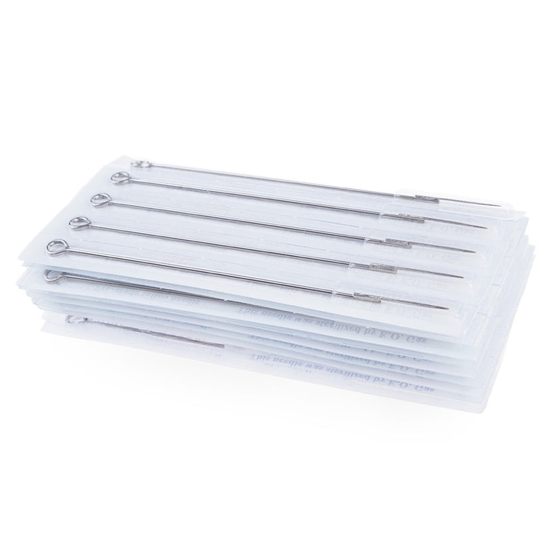 100/200Pcs Surgical Stainless Steel 50pcs Mixed Beauty Needles Tattoo Needles 10 Sizes Round Liner Shader 3RL/ 5RL/ 7RL/ 9RL/5RS/ 7RS/ 9RS/ 5M1/ 7M1/ 9M1/ Mix Size