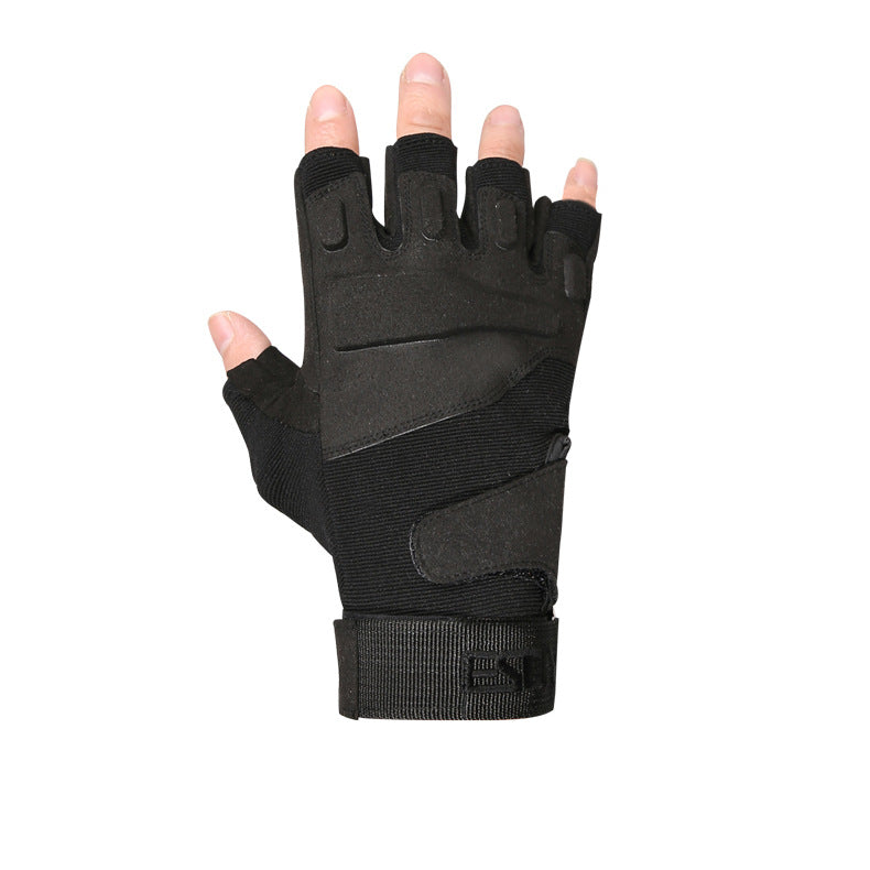 ESDY  Men Half Finger Army Military Tactical Lifting Soft Gloves Outdoor Sports Gym