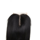 6A Virgin Hair Lace Closure Straight Brazilian Human Hair Closures 4x4 Free Middle Part