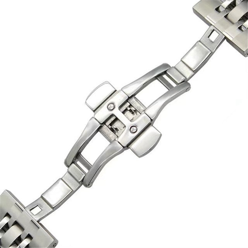 Stainless Steel Strap Link Wrist Band Metal Clasp for Samsung Gear S3 Frontier