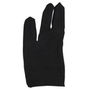 5 x 3 Fingers Gloves for Cue Billiards Snooker, Black A9Z8
