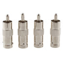 10 BNC Female TO RCA Male Plug COAX Adapter Connector N4W8