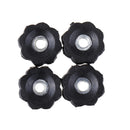 4Pcs Plum Star Through Hole  Heat Bed Hand Screw Levelilng Nut for 3D Printer Hotbed