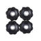 4Pcs Plum Star Through Hole  Heat Bed Hand Screw Levelilng Nut for 3D Printer Hotbed