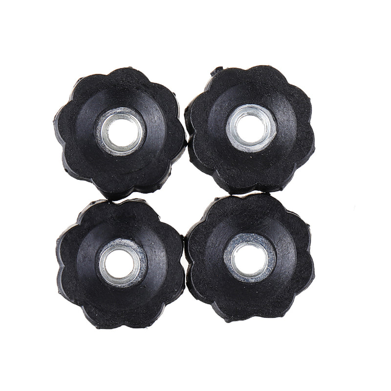 4Pcs Plum Star Through Hole  Heat Bed Hand Screw Levelilng Nut for 3D Printer Hotbed