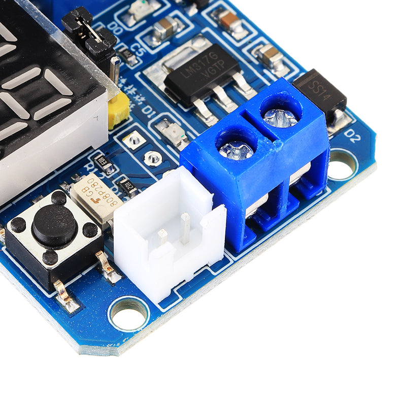 12V Trigger Time Delay Relay Module with LED Digital Display  0-999s 0-999min 0-999H Work-delay/Delay-work