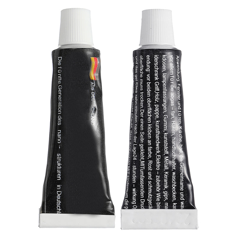 2Pcs Glass Glue Polymer Metal Adhesive Quick Drying Waterproof Glue