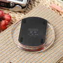 Bakeey K9 Crystal Qi Wireless Charger Pad Adapter for iPhone X 8 Plus S8 S9 Note 8
