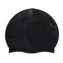 Black Durable Stylish Sporty Latex Swimming Cap Hat
