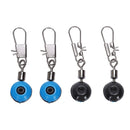 Blue Fishing Line to Hook Swivels Shank Clip Connector