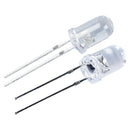 50 Pcs 5mm Round White LED Light Emitting Diode Lamps L2E9